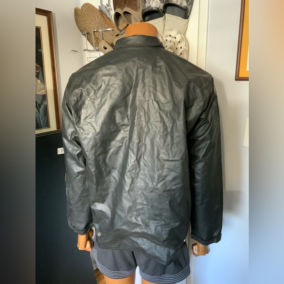 Vintage Line Seven 7 Waterproof Sevlon New Zealand PVC Sailing Black Jacket - Picture 11 of 16
